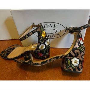 Steve Madden Inca Leopard block heel